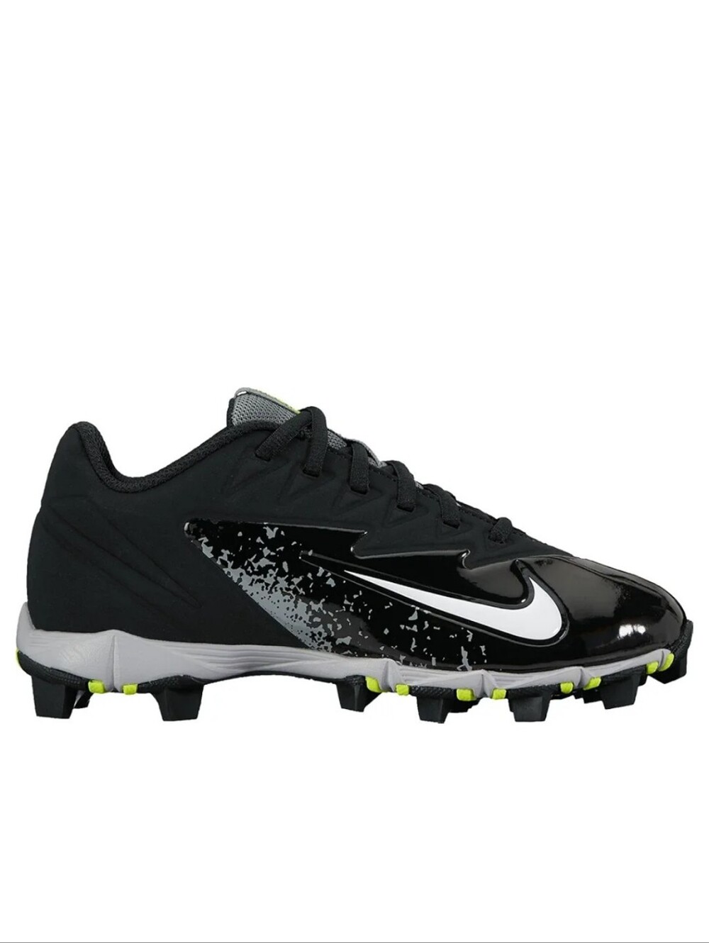 Nike Boy's Vapor Ultrafly Keystone Baseball Cleat Black/White/Wolf Grey Size 7